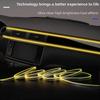 Car Interior Rgb Led Light Strip Ambient Invisible Lamp Light Control Atmosphere Fiber Optic Support Usb App Light 1/2/3/4/ J3a5