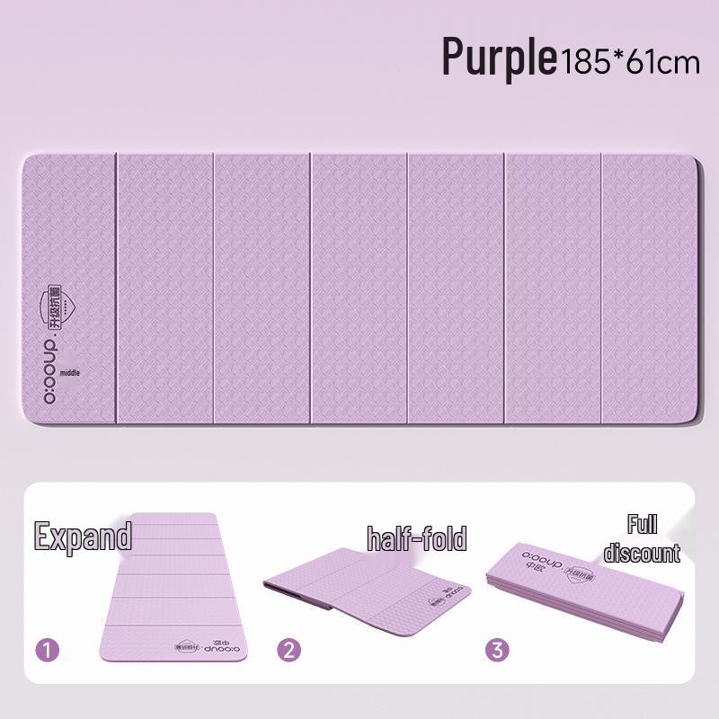 Extra-Wide Thickened TPE Yoga Mat for Fitness, Exercise, and Home Use - Classic Model