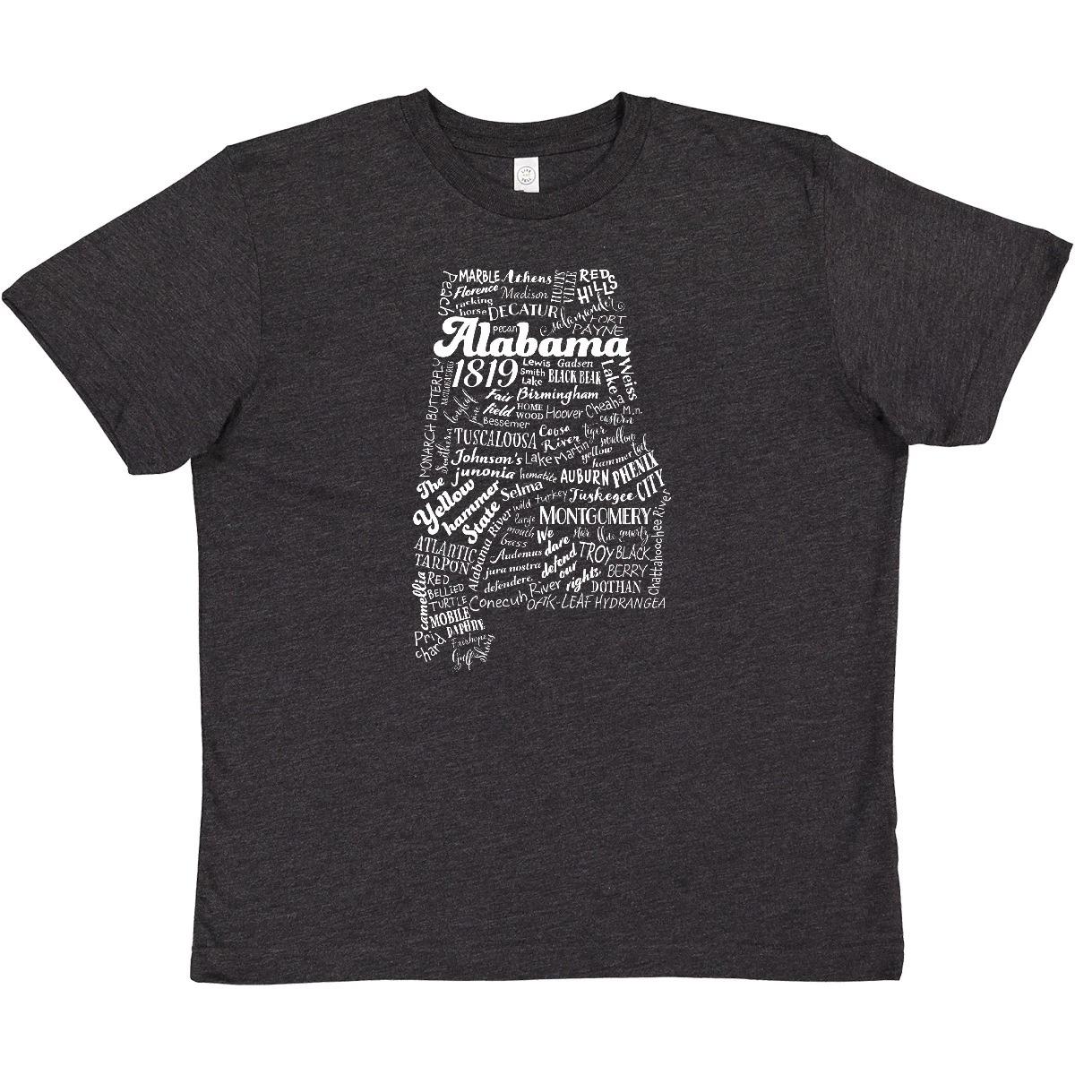 Inktastic Alabama State Word Salad Youth T-Shirt Home The Yellow Hammer Decatur 120