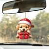Dog Cartoon Cute Car Ornament Made Of Durable Acrylic For Cheer Holiday