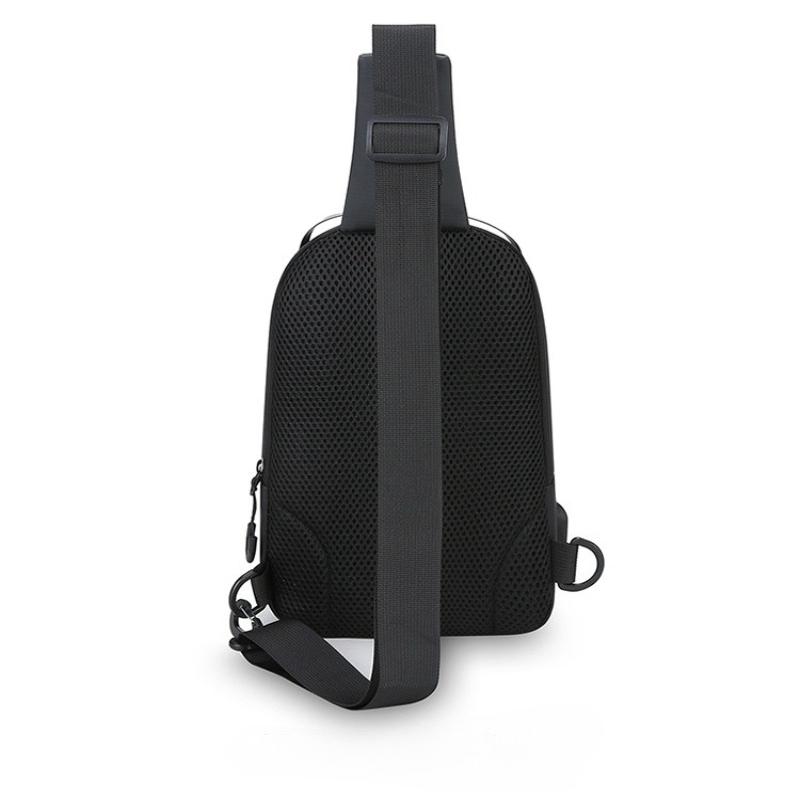 1Pc New Breast Bag Men's Fashion Casual Business Shoulder Messenger Bag Youth Large-capacity Outdoor Sports Bag