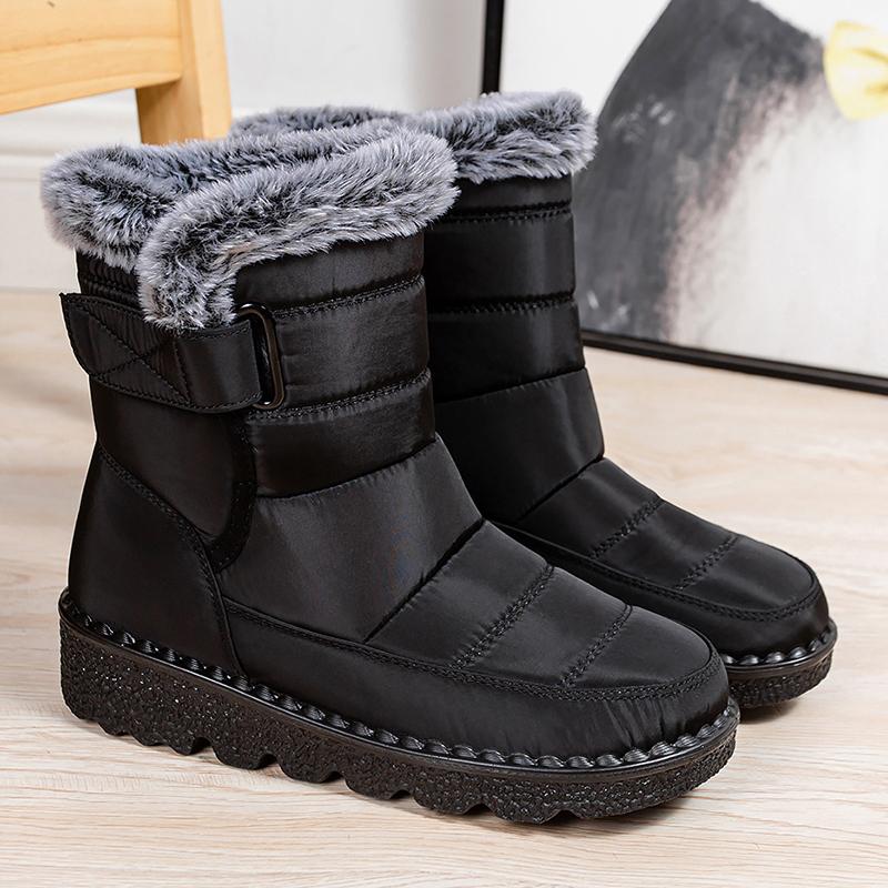 Women'S Boots Snow Flat Women Booties Waterproof Shoes Women Plus Size Ankle Boots Platform Winter Shoes Boots Botas Mujer
