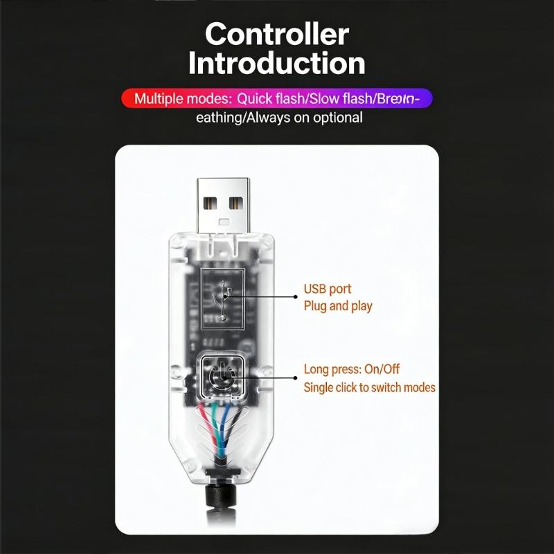 Fashionable Horn LED Light For Cars And Motorcycles Improves Night sight