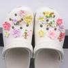 3D Peach & Cherry Blossom Hanfu Clog Accessories - High-End DIY Petal Shoe Flower Buckle