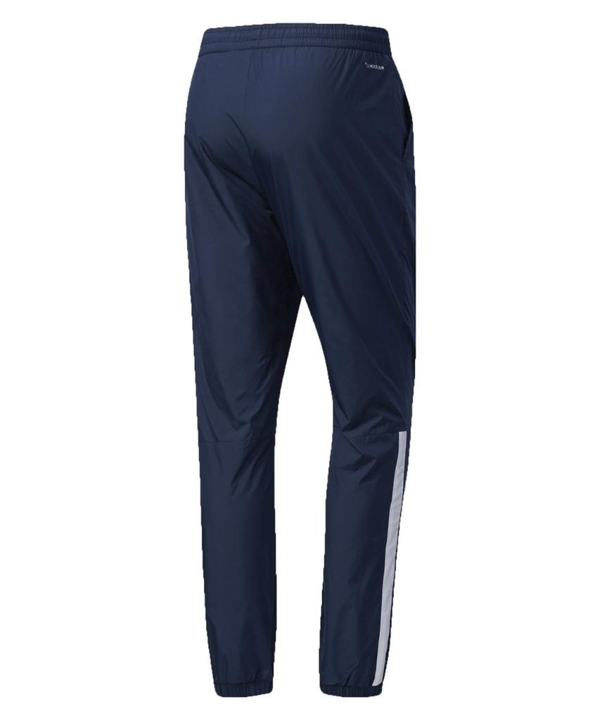Adidas DUV67 Fitness Long College Size To Japanese Size Men's Pants, Navy, J/S (equivalent S)