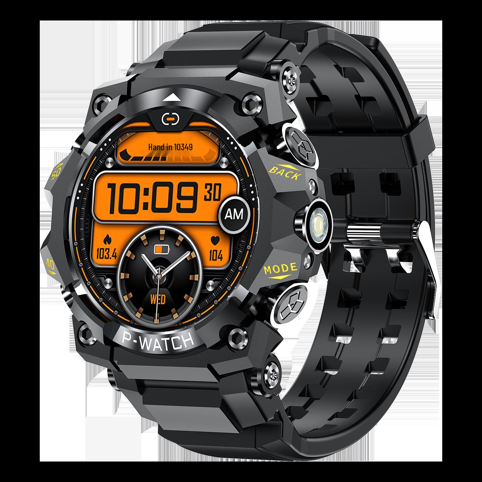 PG222 Smart Watch: Bluetooth Calling, Heart Rate Monitor, IP68 Waterproof, International Sports Version