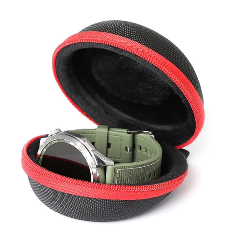 Portable Watch Storage Box Waterproof Unique Travel Carrying Case Bag With Soft Lining Fit for Smartwatch Wristwatch Box