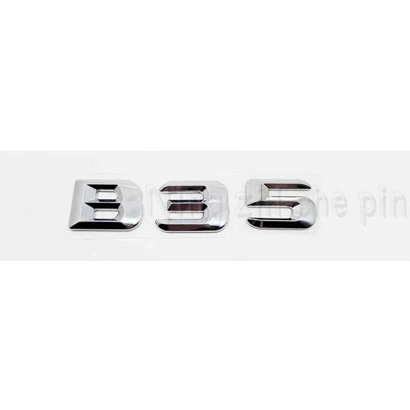 3D Car Tail Box Number Stickers for Mercedes Benz B Class B35 B45 B63 B180 B200 B220 B250 B260 B300 Rear Trunk Emblems Bagde