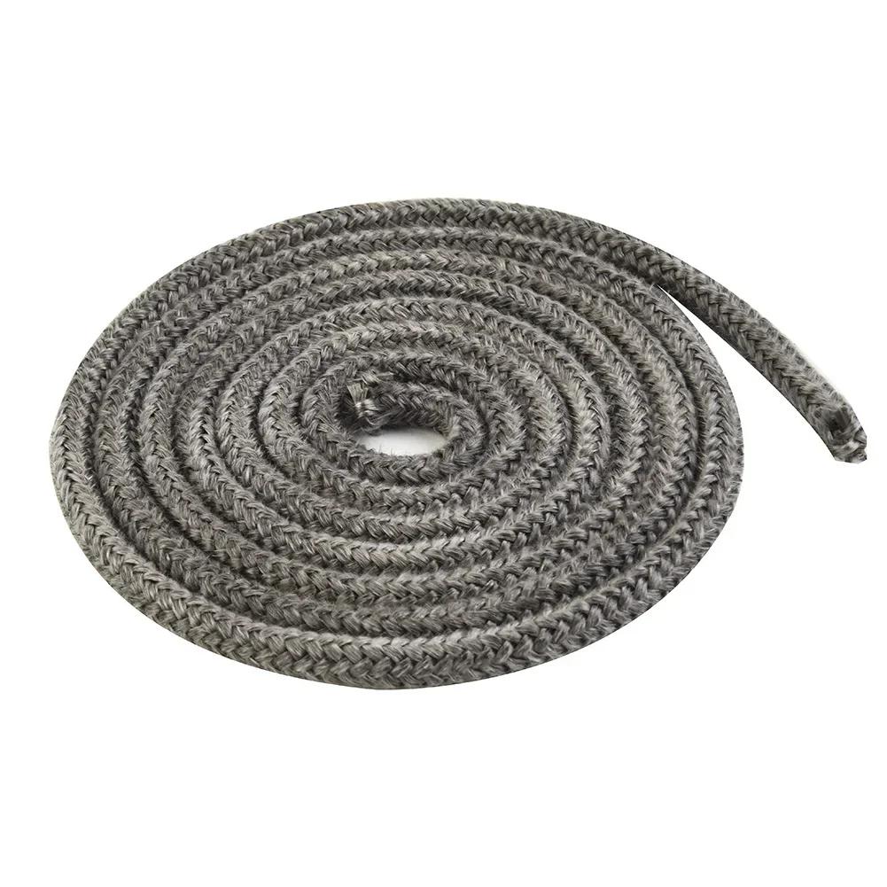 Herdfeuer Dichtungsseile Kamin Dichtungsseil 6/8mm 2M Für Holzofen Türdichtung Hochtemperatur Glasfaser Seildichtung