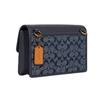 Coach Turner Plain Weave Fabric Shoulder Bag , Crossbody Bag Medium Men's Denim Blue (Unisex) Crossbody Bags C8185 B4DE