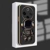 For Vivo Iqoo Z10 Case Shining Astronaut Spaceman Bracket Holder Design Soft Plating For Iqoo Z10 Back Cover