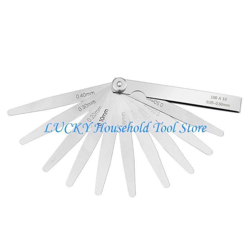 J0MC Feelers Gauges Stainless Steel Feelers Gauges Set Metric Feelers Gauges for Measuring