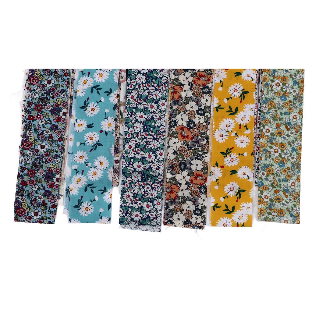 36Pcs Jelly Roll Fabric Rich Bright Color Wide Application Soft Pure Cotton Quilting Fabric for Clothes Tablecloth DIY