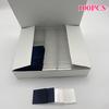100 stuks Verstelbare Muntverzameldoos met Spons Acryl Munt Houder Clip Standaard 5 Maten Munten Zilvergrijs Dollars Beschermende Hoesjes