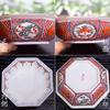 Waza no Kura Stylish Japanese Tableware Kutani Ware Bowl Yoraku Akae Ceramic High-End Brand Japanese Food Dishes Serving Bowl Made in Japan