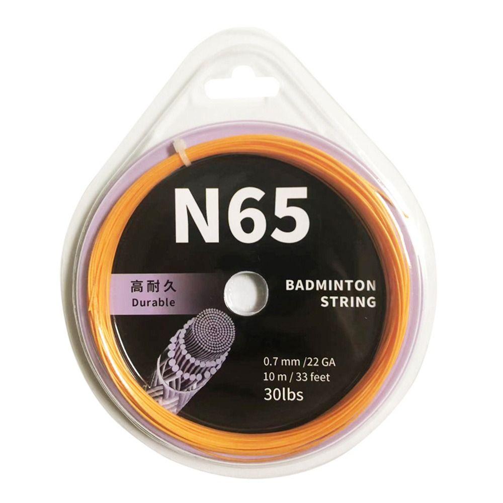 

Dia.0.7mm Badminton Racket String Length 10M Racquet Stringing Durable Badminton Racquet Wire помаранчевий