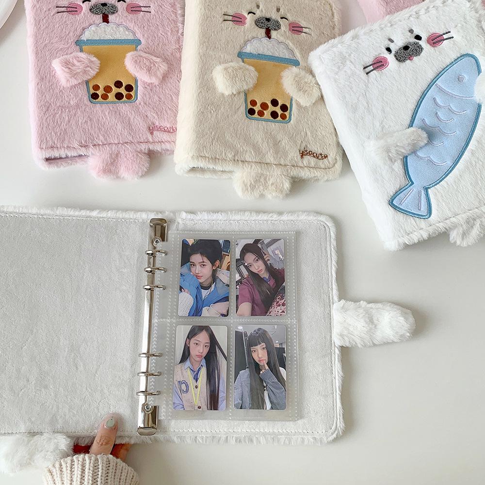Little Seal Plush A5 Photo Album: Fan Card & Polaroid Memory Book for Girls