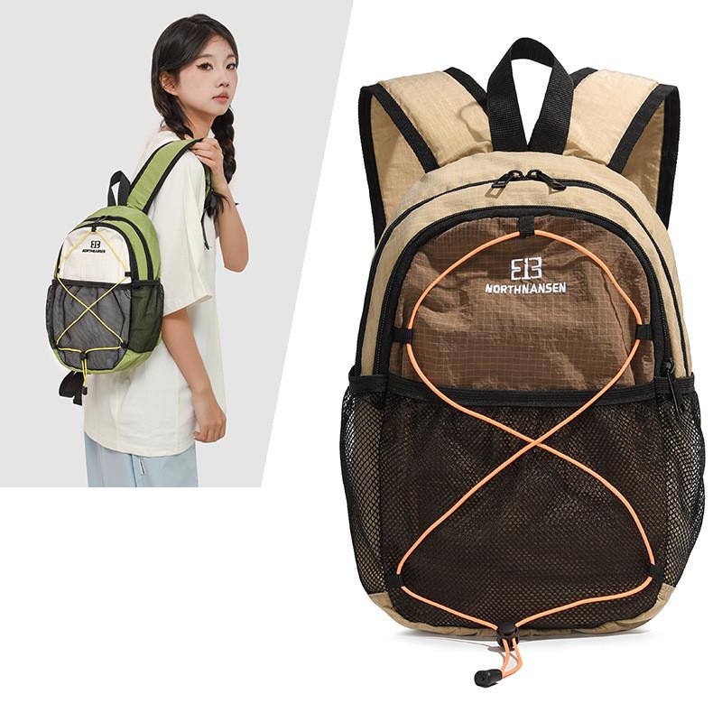 Backpack Nylon With Lightweight Schoolbag Laptop Pocket For School Unisex Gift