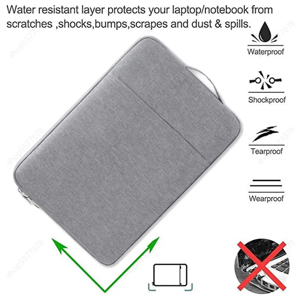 12.4" Tablet Sleeve Case for Samsung Galaxy Tab S8/S7/S9 Plus S7FE 12.4" S8 Ultra 14.6" Travel Bag Cover for Tab S7 S8 11" Funda