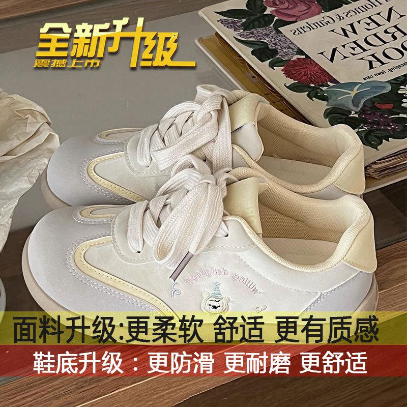 

Platform white shoes children s spring 2025 new niche versatile casual board shoes lightweight soft-soled sports shoes ins 35