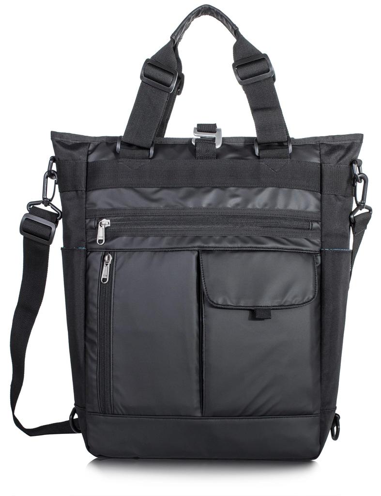 Leaper 4WAY Tote Backpack Rucksack Tote Bag Large Capacity Water Repellent LE9012P2BK Black Men's