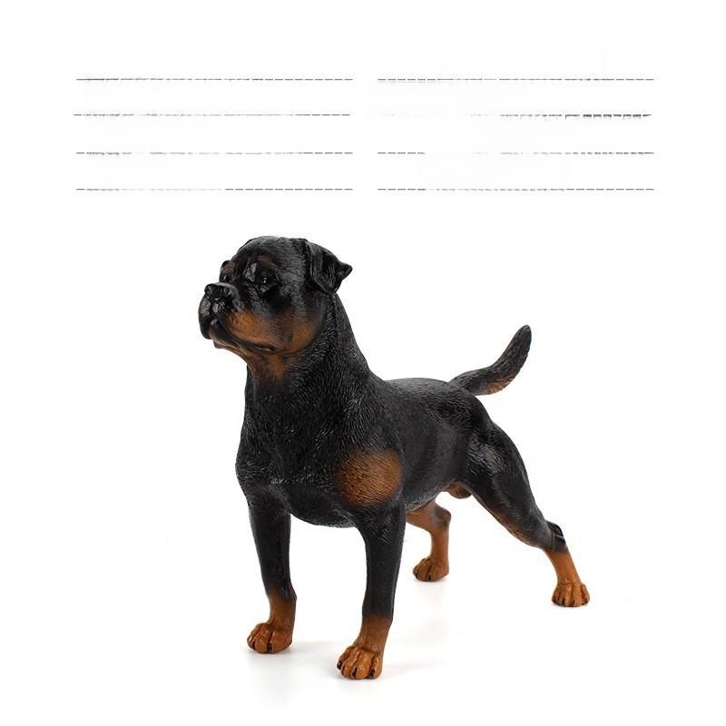 Realistic Pvc Dog Model Extra Large Doberman German Shepherd Pet Display Tabletop Ornament