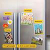 20/50Pcs Self Adhesive Rubber Magnet Sheets Flexible Magnetic Sticker for Fridge Card Photo DIY Business Promotion 5x2cm