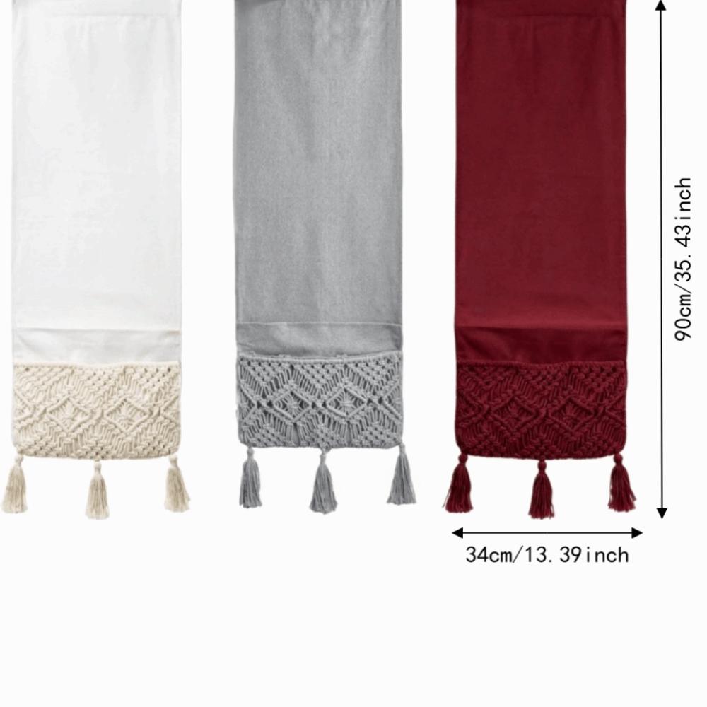 Bohemian Style Sofa Cover Side Pockets Space Saver Sofa Hanging Storage Bag Remote Control