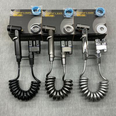 Dual-Function Bathroom Bidet Spray Gun with Angle Valve