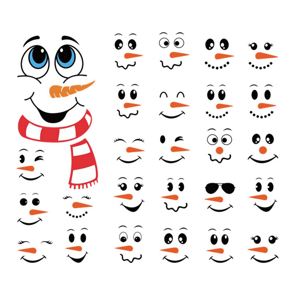 Christmas Decorations Holiday Party Decoration Window Stickers Pvc Static Stickers Window Decorations