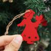 Home Decor DIY Gifts Xmas Hanging Wooden Ornaments  Christmas Tree Decoration Santa/Elk/Angel