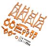 RC Upgrade Parts Kit Aluminium Alloy High Strength Suspension Arm Steering Assembly Set for ZD Racing   10 1Celsius10