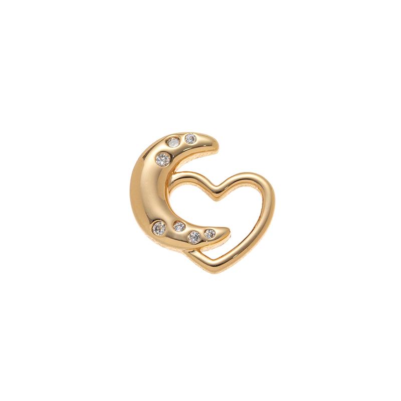 Pingente Caixa de Fotos Personalidade Retrô com Pingente DIY Aberturável Design Oco Caixa Transparente Cor Preservação Ouro