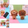 Chaveiro Leão de Pelúcia Fofo Brinquedo Animal de Pelúcia Macio de Pelúcia Curta Para Crianças