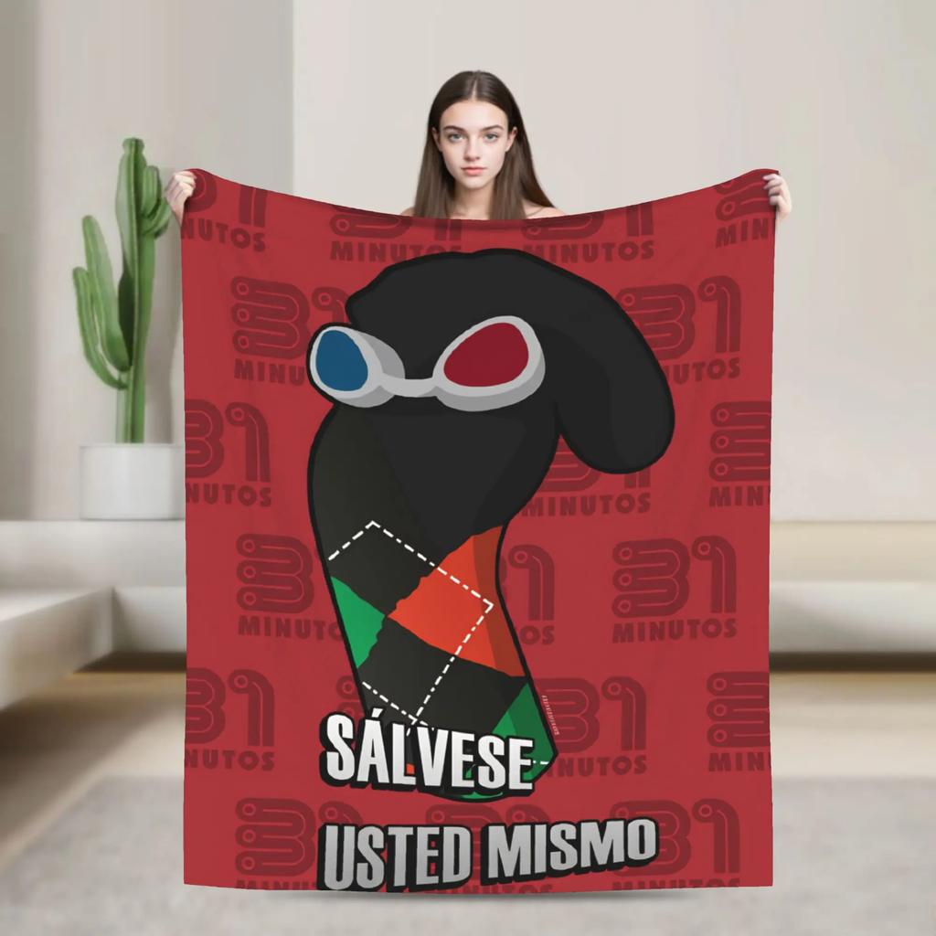 Comedy 31 Minutos Sketches Blanket Quality Warm Soft Throw Blanket Winter Camping Outdoor Novelty Bedspread