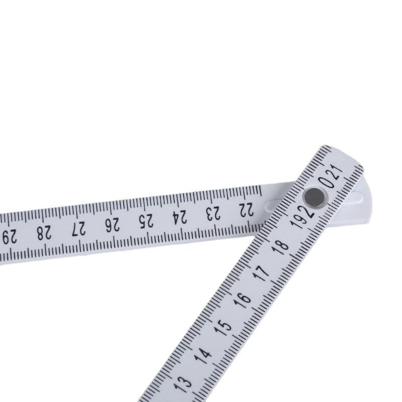 Precision Metric Ruler Measuring Instrument 2m Folding Ruler Construction Ruler Heavy Duty Measurement Tool
