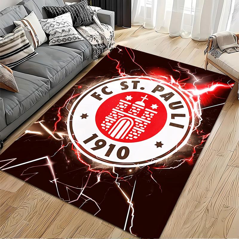 FC St. Pauli Logo Carpet Suitable As a Non-slip Mat for the Living Room or Bedroom Sofa
