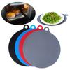 22cm Soft Non-Stick Round Mat Fryer Microwave Pad Resistant Silicone Baking Pad Induction Cooker Mat Table Mate Pastry Tray