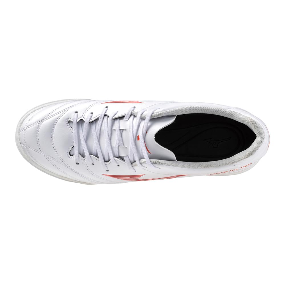 Soccer Shoes Monarcida NEO 3 SW AS Club Wide White x cm 4E [Mizuno] - Activities, Football, Fit, Lightweight, Red, 29.0