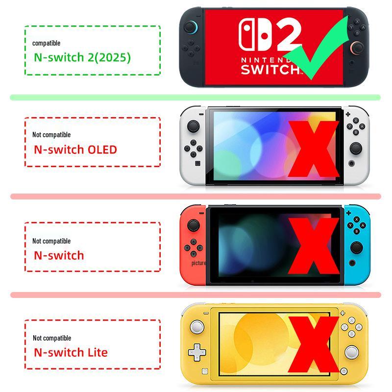 Switch2 NS2 Joy-Con Small Magnetic Grip Handles - Left & Right Controller Accessories