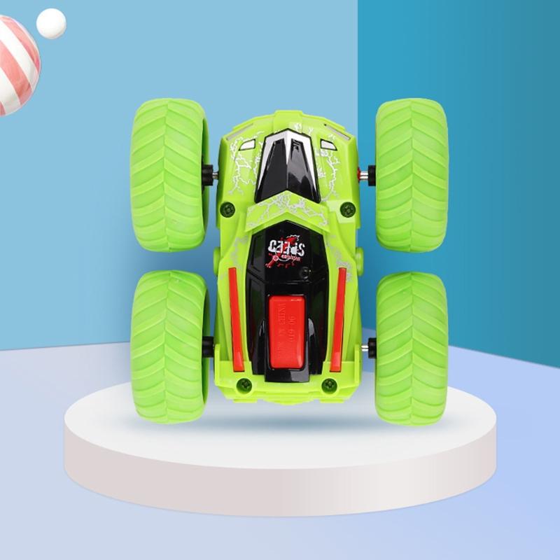 For Boys and Girls Toddlers Vibration Inertial Car Toy Pull Back Car Big Tire Four-Wheel Drive Toy Car