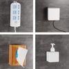 10/5/2 Pairs Strong Adhesive Wall Hooks Double Side Transparent Wall Hanger Sucker Punch Free Suction Hook Home Storage Holders