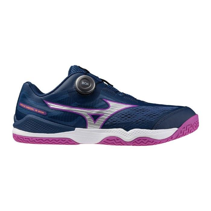 [Mizuno] Table Tennis Shoes Wave Medal 8 BOA Unisex 26.0 cm 2E Navy x Galaxy Silver