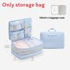 Multifunctional Travel Storage Bag With Compartments For Luggage Use