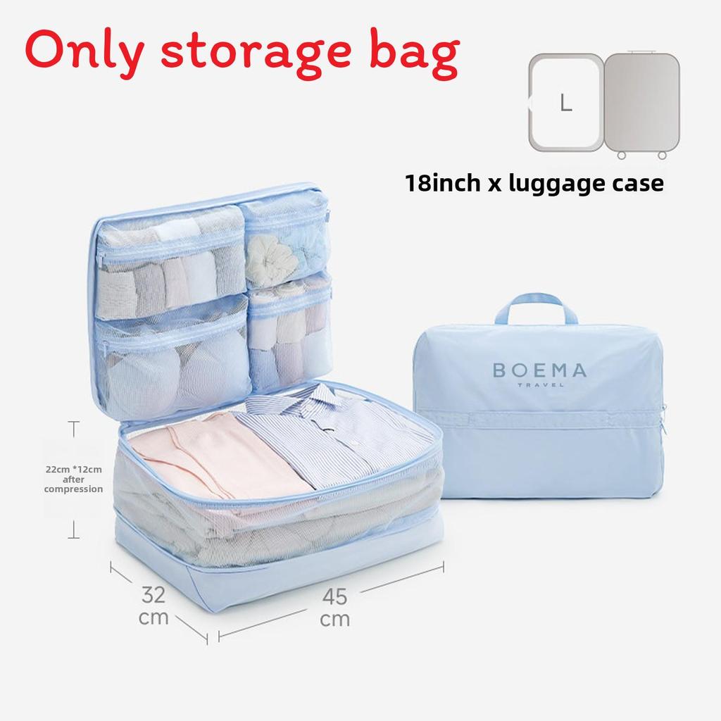 Multifunctional Travel Storage Bag With Compartments For Luggage Use