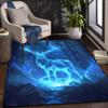 1 Piece Luminous Deer Pattern Carpet, Washable Patio Rug, Living Room/Bedroom/Patio/Garden/Courtyard, Fashionable Home Decor