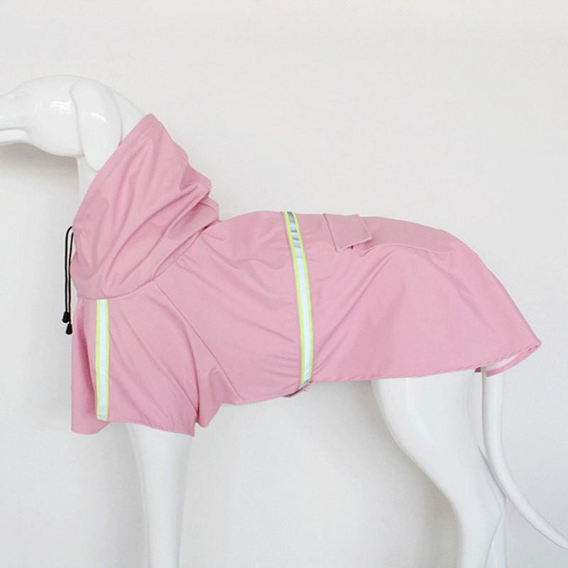 Waterproof Dog Raincoat Large Breeds Golden Retriever Border Collie Corgi Reflective Outdoor Pet Coat