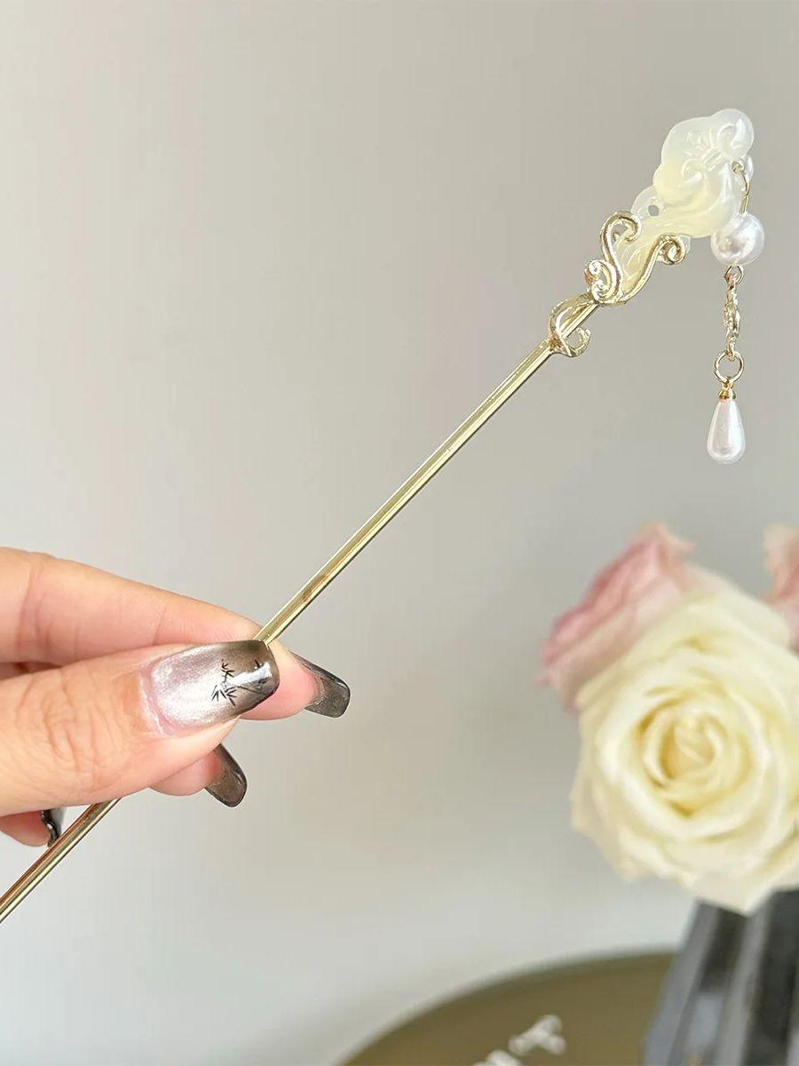 

1 шт. Модные китайские шпильки для волос в стиле «благоприятные облака» и «жуи» для женщин, девушек, для вечеринки, аксессуары для волос