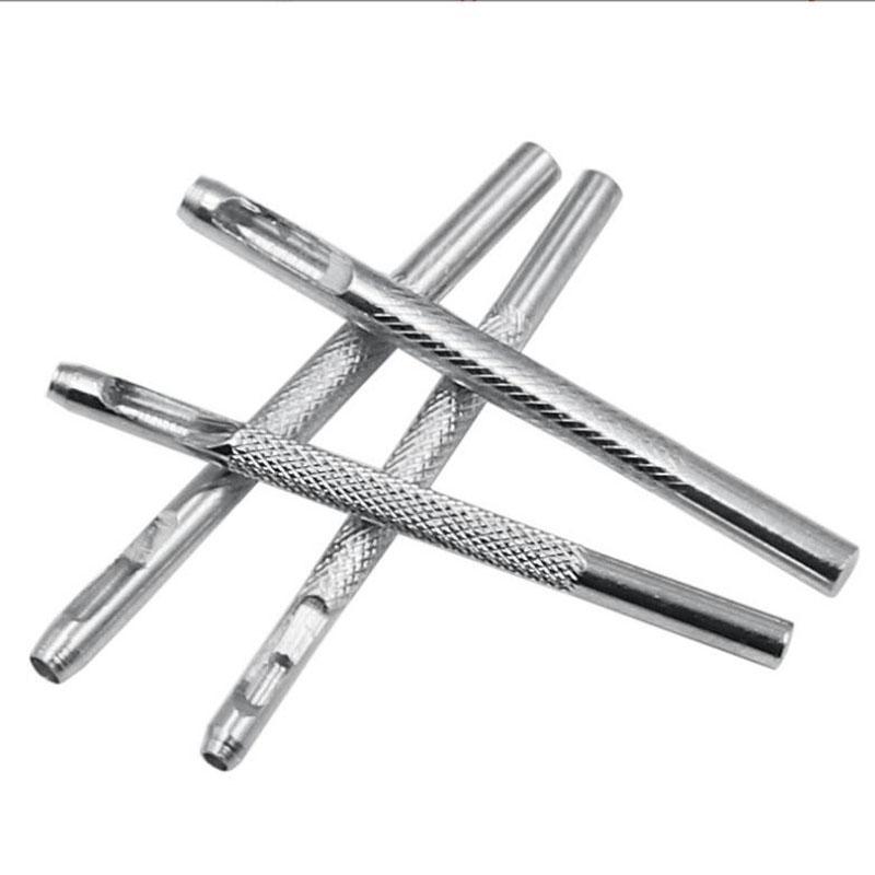 Leather Round Shape Hole Punch Punchers Kit Belt Watch Band Hollow DIY Drill Equipment Steel Galvanized 71mm Silver