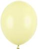 Balony Pastelowe Żółte Urodziny 12Cm 100Szt.